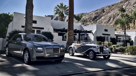 Rolls Royce at Amin Casa Palm Springs